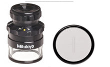 Cargar imagen en el visor de la galería, 183-304* Lupa Mitutoyo con retícula, 8x-16x, Graduación 0.1 mm/0.5 pulgadas