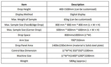 Cargar imagen en el visor de la galería, A520-1* Medidor de Prueba de caída de cajas de cartón (superficies/bordes) Amtast