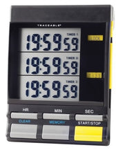 Cargar imagen en el visor de la galería, CC5025* Cronometro de tres(3) pantallas con certificado trazable a Nist