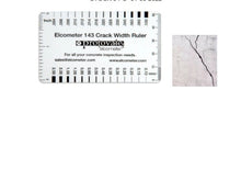 Cargar imagen en el visor de la galería, E143----1 Regla/ Medidor de Ancho de la Grietas 0.08mm a 1.50 mm ELcometer |