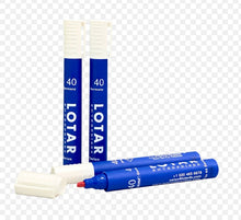 Cargar imagen en el visor de la galería, LOTARSET8* Plumas Lotar De dinas set de 8 piezas 30/,32,/34,36,/38,/40,/42,/44 Dynes