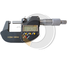 Cargar imagen en el visor de la galería, QLME1* Micrómetro De Exteriores digital 0-25mm C/Certificado de Fabrica