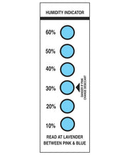 Cargar imagen en el visor de la galería, S-10-60HR* Etiqueta Indicador De Humedad 10-60°%hr 6 puntos paquete de 200PZ