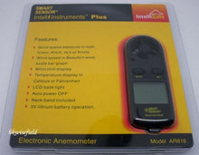 Cargar imagen en el visor de la galería, AMF006 Anemómetro Básico digital Temperatura |