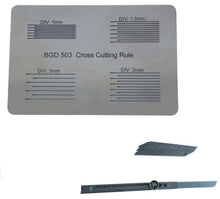 Cargar imagen en el visor de la galería, BGD503* Regla de corte de Adherencia 4 en 1 incluye el corte 1,1.5,2 Y 3mm biuged