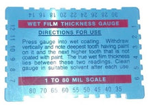 Cargar imagen en el visor de la galería, DF-WFCCD Medidores de Espesor tipo Tarjeta 1-80 Mils en Aluminio |