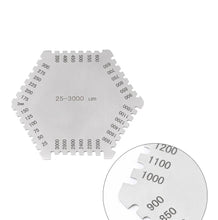 Cargar imagen en el visor de la galería, WG-25WFCG *Medidor de Espesores Hexagonal en Acero Inoxidable -25-3000 um