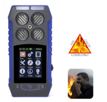 Cargar imagen en el visor de la galería, ZHSC-423 Medidor de 4 gases VOL/PPM/H2S/LEL/Alarma/Espacios Confinados |