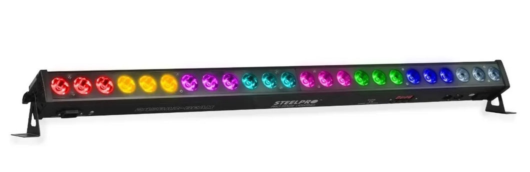 245BAR-BEAM* Lampara Barra Led Alta Potencia 24x5w Rgb - 3 En 1 - Steelpro