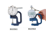 BGD963, BGD964 * Medidor/Micrómetro De Grosor/Espesor  0-10mm+- 0,001mm Mca Biuged |