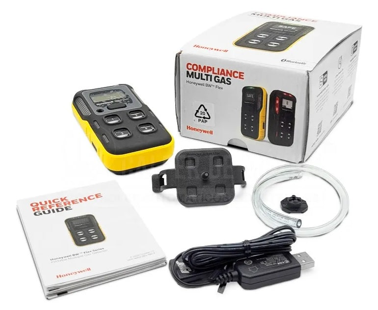 BW-CPDW5X1H1M1Y00*Detector de Gas BW Flex 4 Honeywell H2S, CO, 02, LEL.BW.Tecnologies