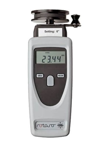 CDT-2000HD* Cuenta metros y velocidad de cables de 8mm, Rango: 1.00 - 99,999 rpm