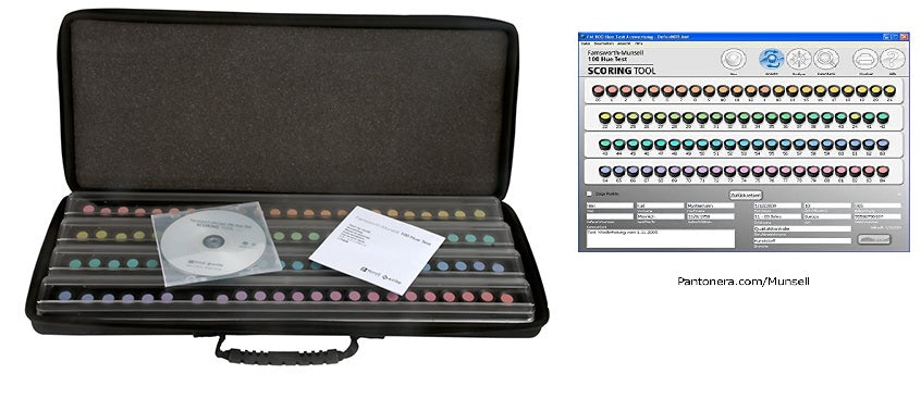 CEP001* Evaluador de color Munsell Farnsworth 100 hue Test