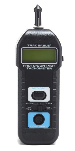 CC9425* Tacómetro dual Con certificado Mis trazable 5.0 a 99,999 rpm Contr09425