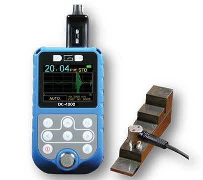 DE-DC4000* Medidor de espesor ultrasónico Especial para medición de 400 mm