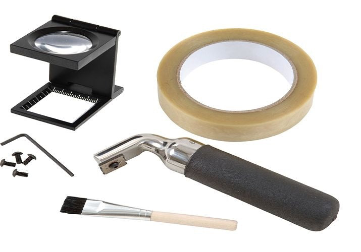 F10713348-4C* Kit De Adherencia Elcometer 107 con cinta ASTM,6x2mm,50-125μm,2,0 - 5,0mils