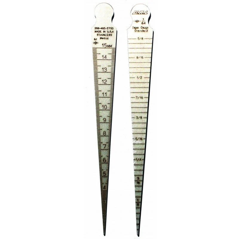 GG-SUB28A Medidor de separación de soldadura TAPER GAGE 5/8-1/32
