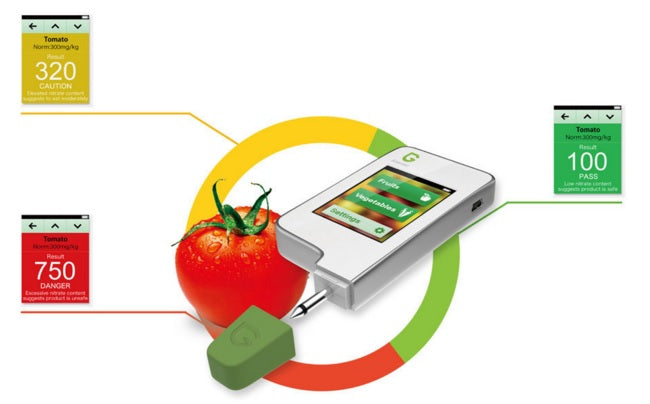 GREENTEST2* Detector Medidor de Niveles de Nitrato Touch/Verduras/Frutas |