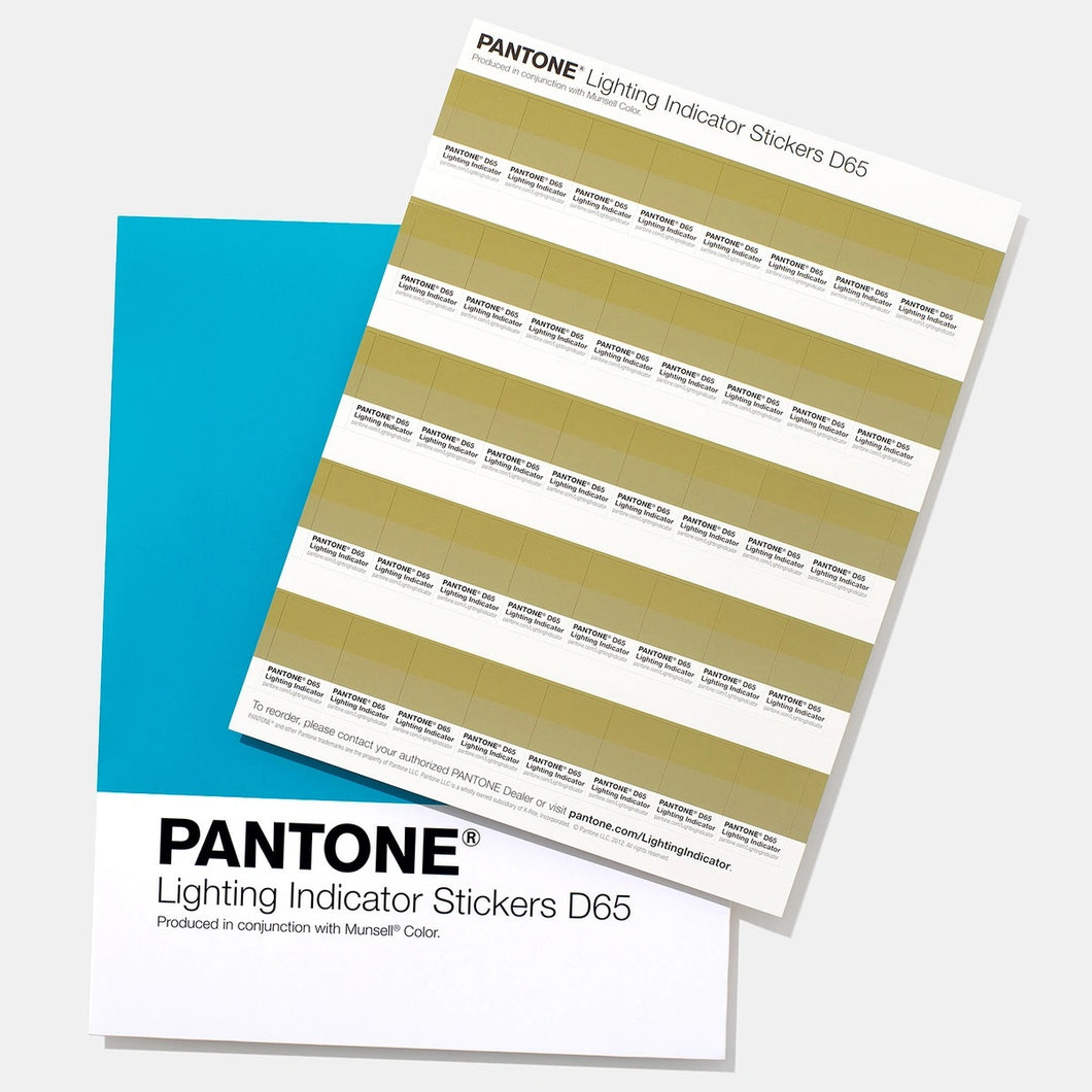 LNDS-1PK-D65*Pantone Lighting Indicator Stickers D65