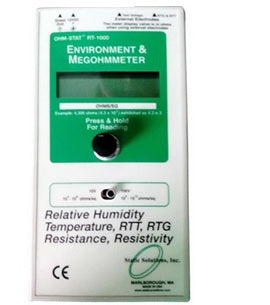 RT-1000 Medidor de Resistividad temperatura y humedad tlead