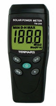 Cargar imagen en el visor de la galería, TN-TM206*  Medidor De Energia Solar Tenmar  1.999W/m2,6334 BTU/ft 2*h
