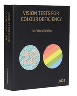ISHIHARA Libro de pruebas de visión a color con 14 placas |