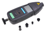DT2236C* Tacómetro dual  Laser: 2.5 ~ 99,999 RPM (rate/min) Contact: 0.5 ~ 19,999 RPM (rate/min)