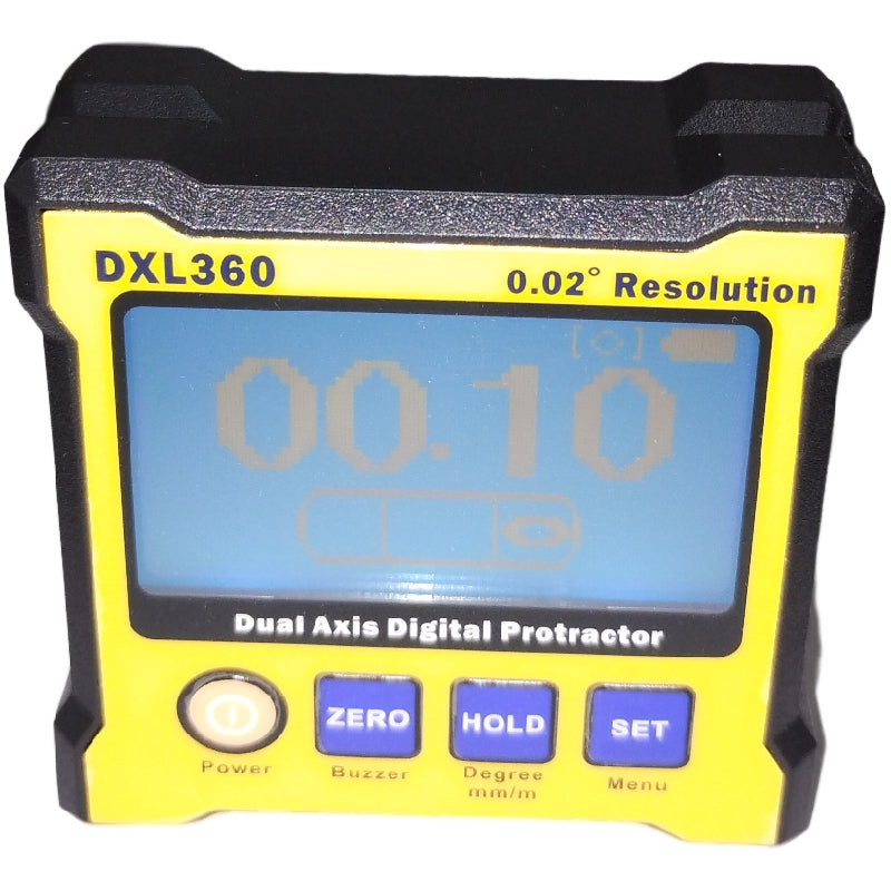 DXL360 (Biaxial) inclinómetro  / Nivel / ángulo regla USB